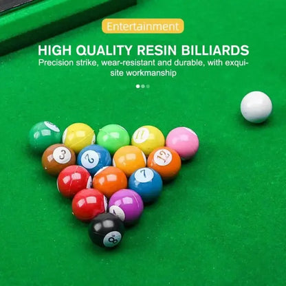 Desktop Pool Table Interactive Simulation Miniature Pool Game Children'S Pool Table Home Mini Snooker Billiards Game Sets