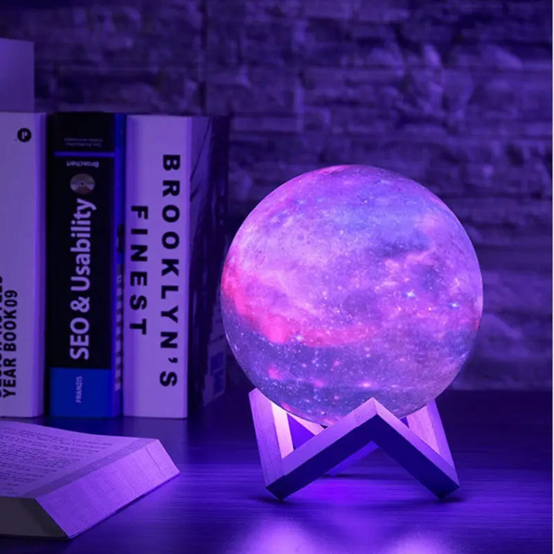 3D Moon Night Light