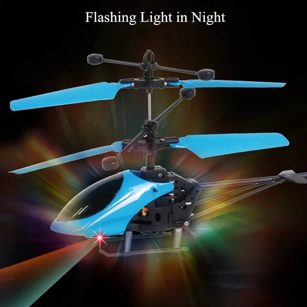 Flying Helicopter Drone